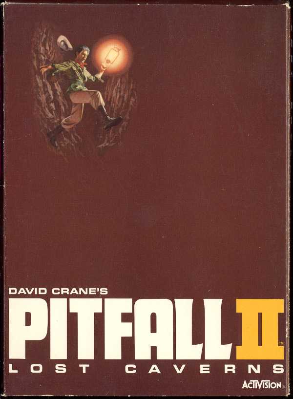 Pitfall II - The Lost Caverns (1984) (Activision) Box Scan - Front
